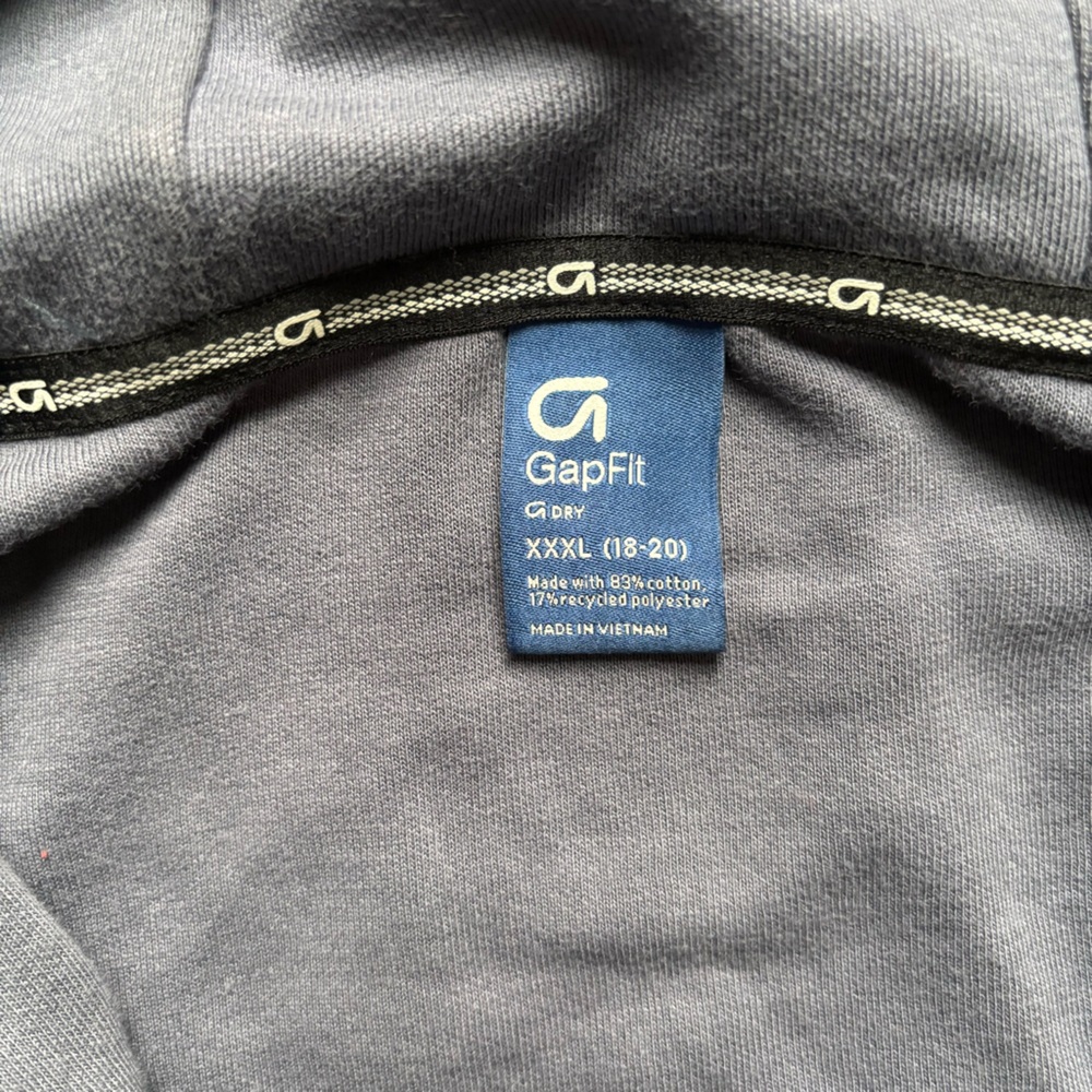 Gap Fit Kids Zip-Up Hoodie Size XXXL 18-20 - Picture 2 of 4
